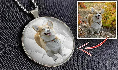 Innenspiegelanhänger mit dem Hundefoto rückspiegelanhänger auto