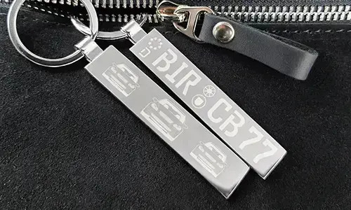 gravierte schlüsselanhänger Silber mit Schlüsselhülle hochwertige schlüsselanhänger mit gravur