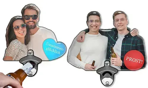 Flasköppnare med foto