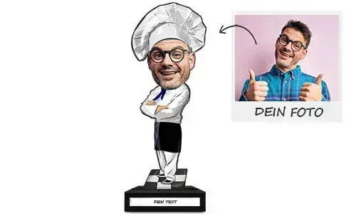 Personalisierte Dekoration Beruf Koch
