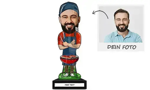 Personalisierte Dekoration Beruf Grillmeister