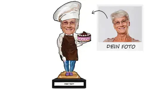 Personalisierte Dekoration Beruf Konditor