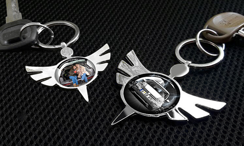 schutzengel auto mit Familienfoto schutzengel fürs auto