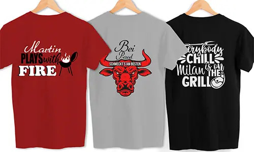 Immagine galleria maglietta da grigliata con nome 3