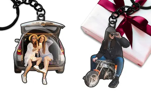 Auto-Themen-Schlüsselanhänger als Geschenk für deine Schwester