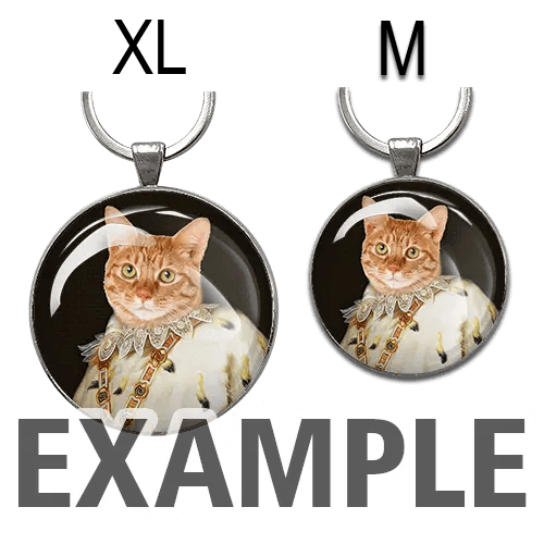 Schlüsselanhänger Rund Tier Basic