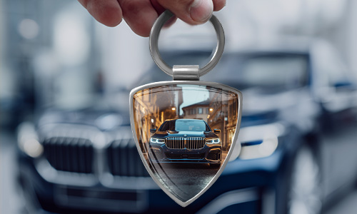 Galerij sleutelhanger met foto-embleem-1