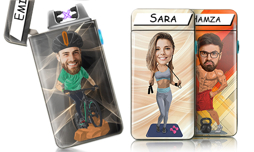 Personalised Comic Lighter – Hobby & Profession