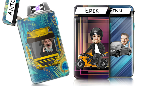 Personalised Comic Lighter – Hobby & Profession
