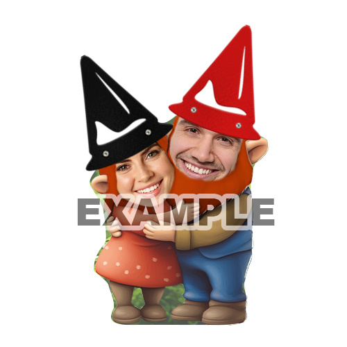 gnomos de jardín personalizados