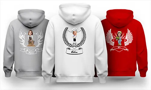 Comic Shield Hoodie – Personalized for Your Hobby or Profession