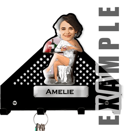 Croitheadóir eochracha balla pearsantaithe le do sháimhín agus do ghairm san stíl cómic