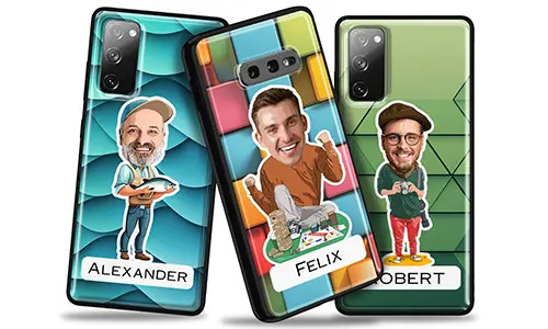 Personalized Phone Case Comic With Your Hobby Or Profession