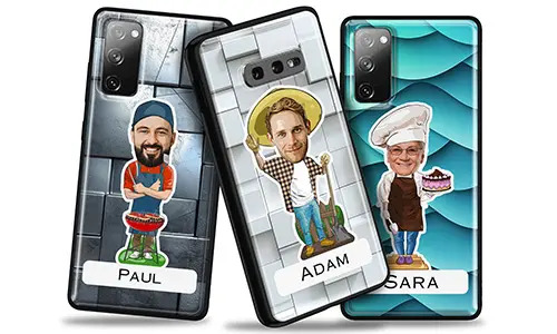 Personalized Phone Case Comic With Your Hobby Or Profession