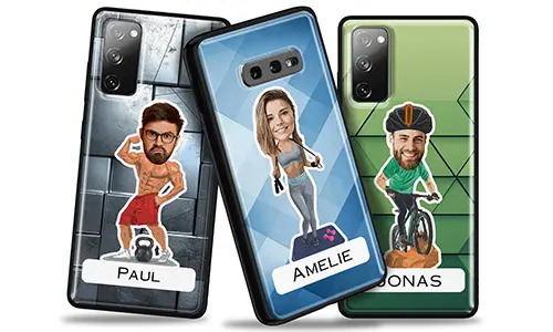 Personalized Phone Case Comic With Your Hobby Or Profession