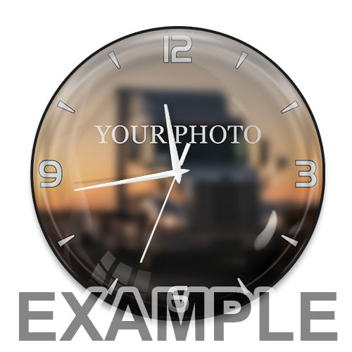 Wandklok met eigen foto