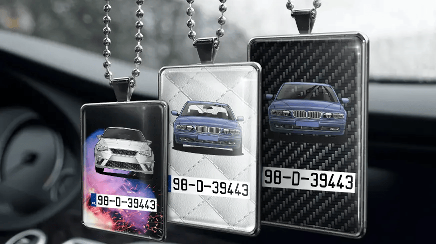 Autospiegel decoratie