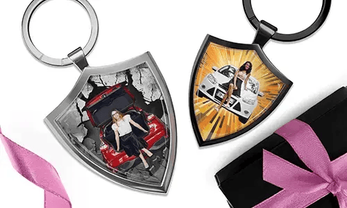  Llavero en forma de escudo para ti mismo