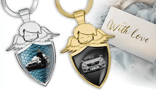 Llavero de ángel personalizado - regalo para tu novio