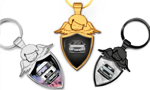 Suojelusenkeli avaimenperä kilpi