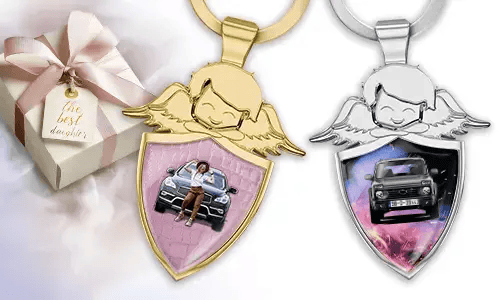 Llavero de ángel personalizado como regalo para tu hija