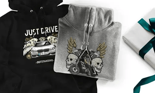  Sudadera con motivo de coche para hijo