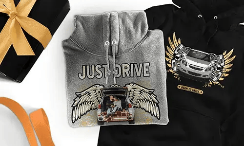 Personalizowana bluza z motywem samochodu dla twojej żony