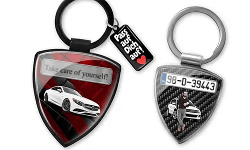 Portachiavi scudo per marito