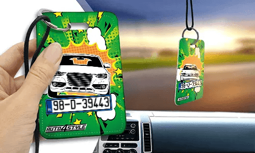 Spegel Dekoration Tryck Rektangulär