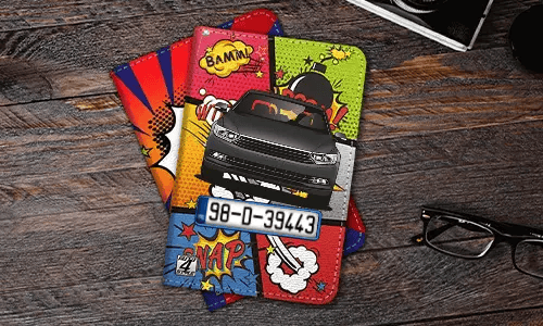 auto hülle Comic 3 in einer Tasche auto schutzhülle innen